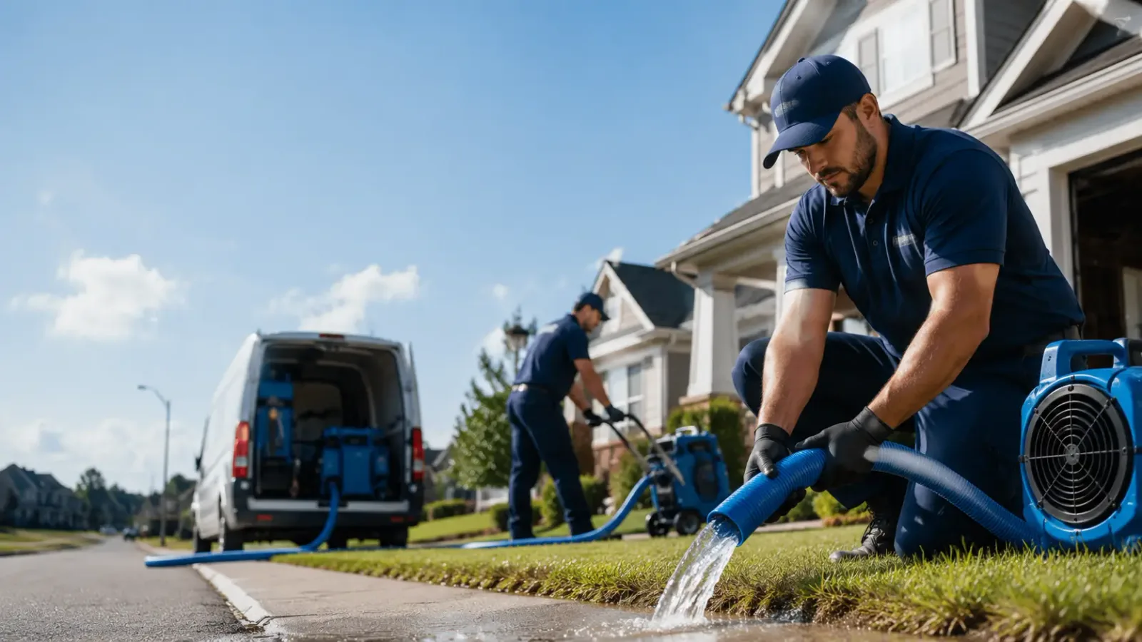 Flood Damage Restoration in Lafferty, OH